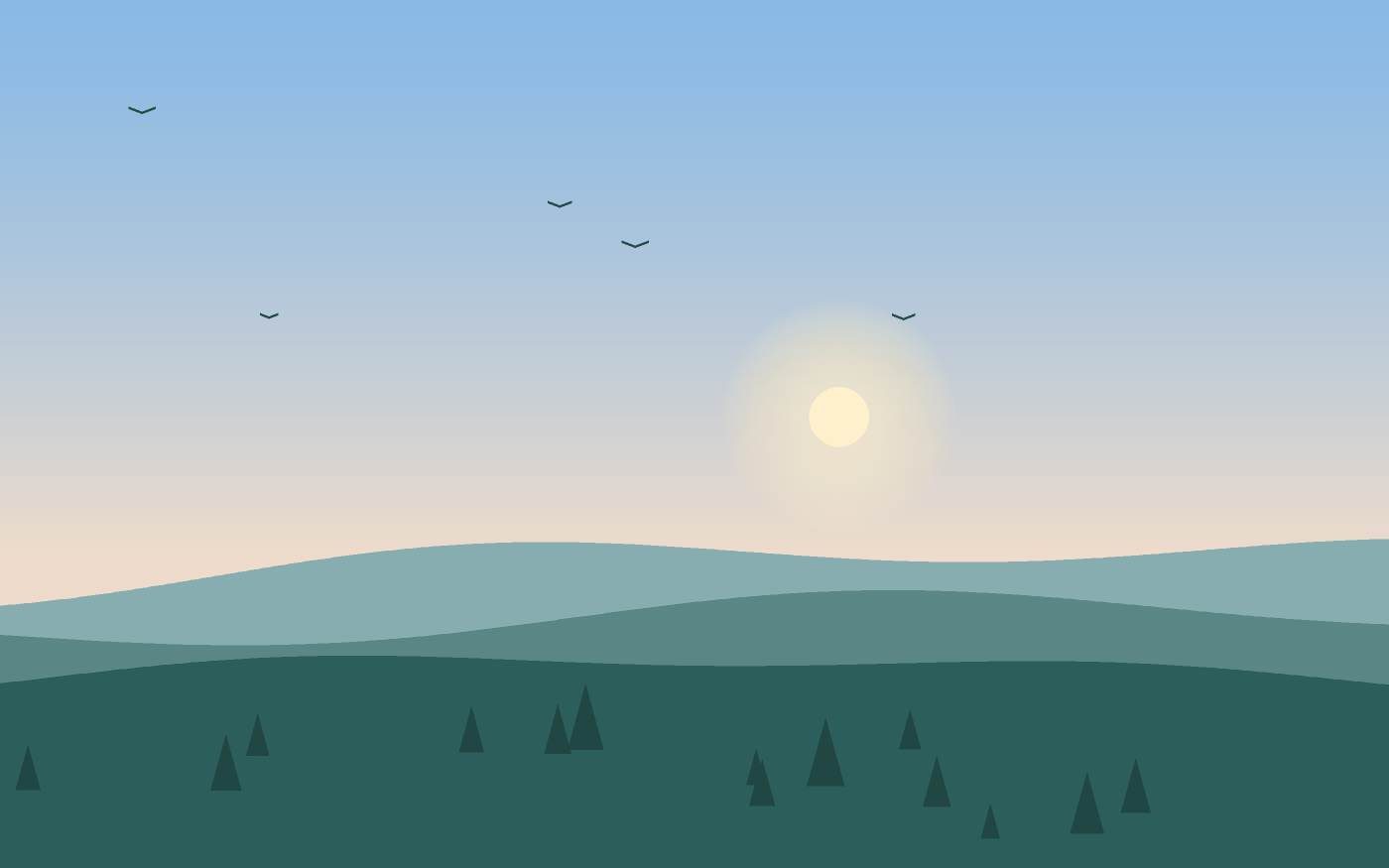 Ilustrace krajiny