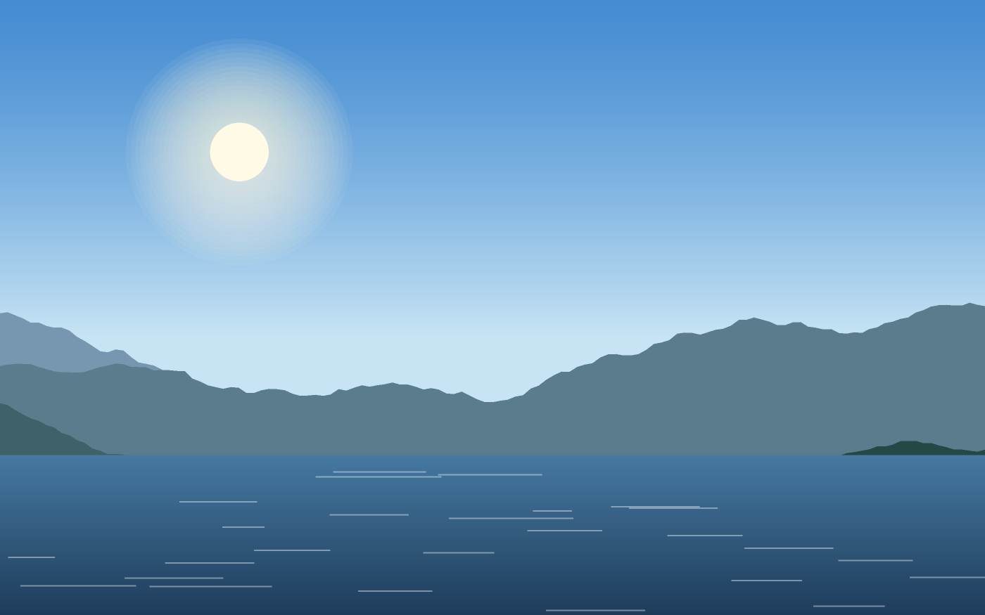 Landschaftsillustration