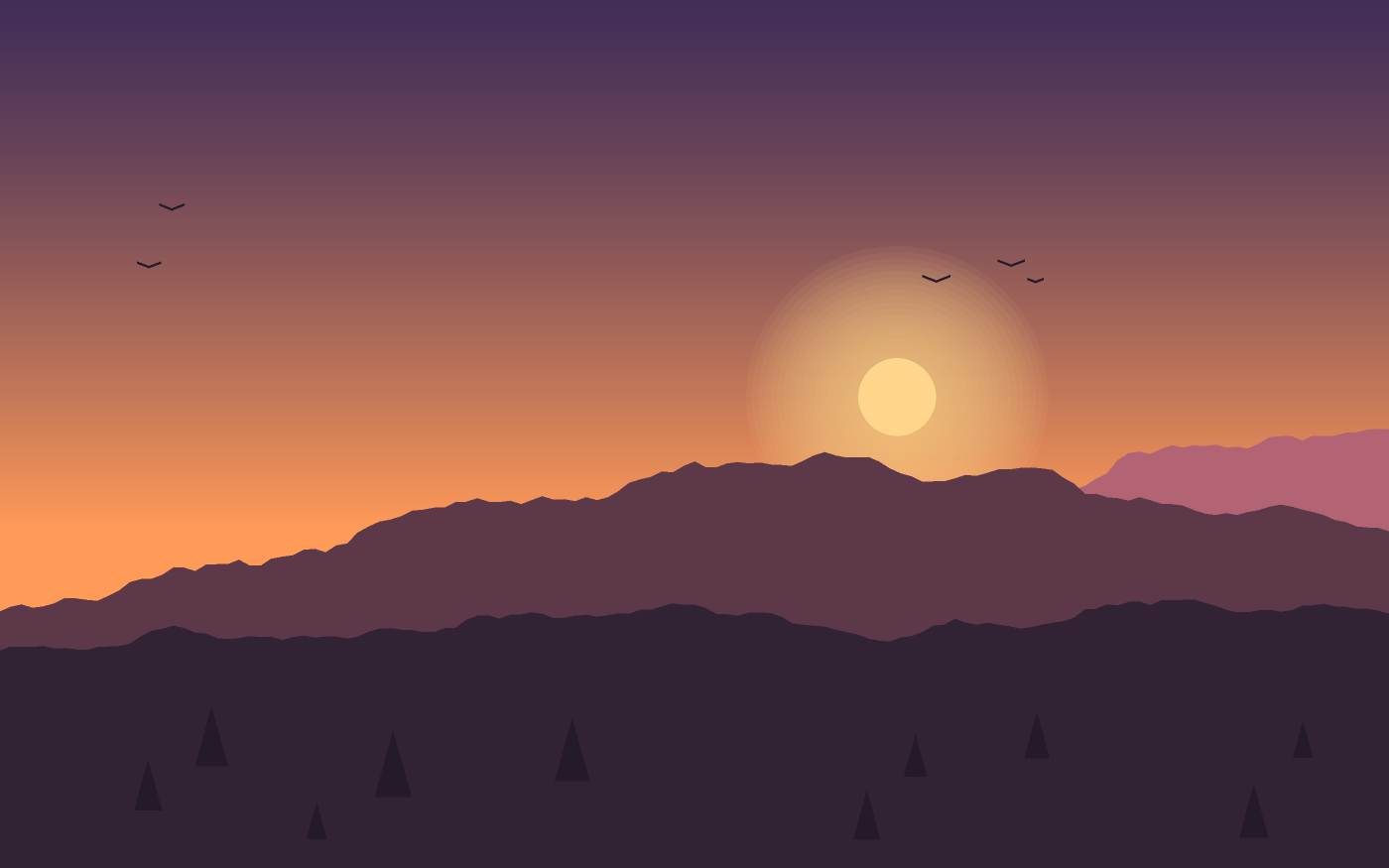Ilustración de un paisaje