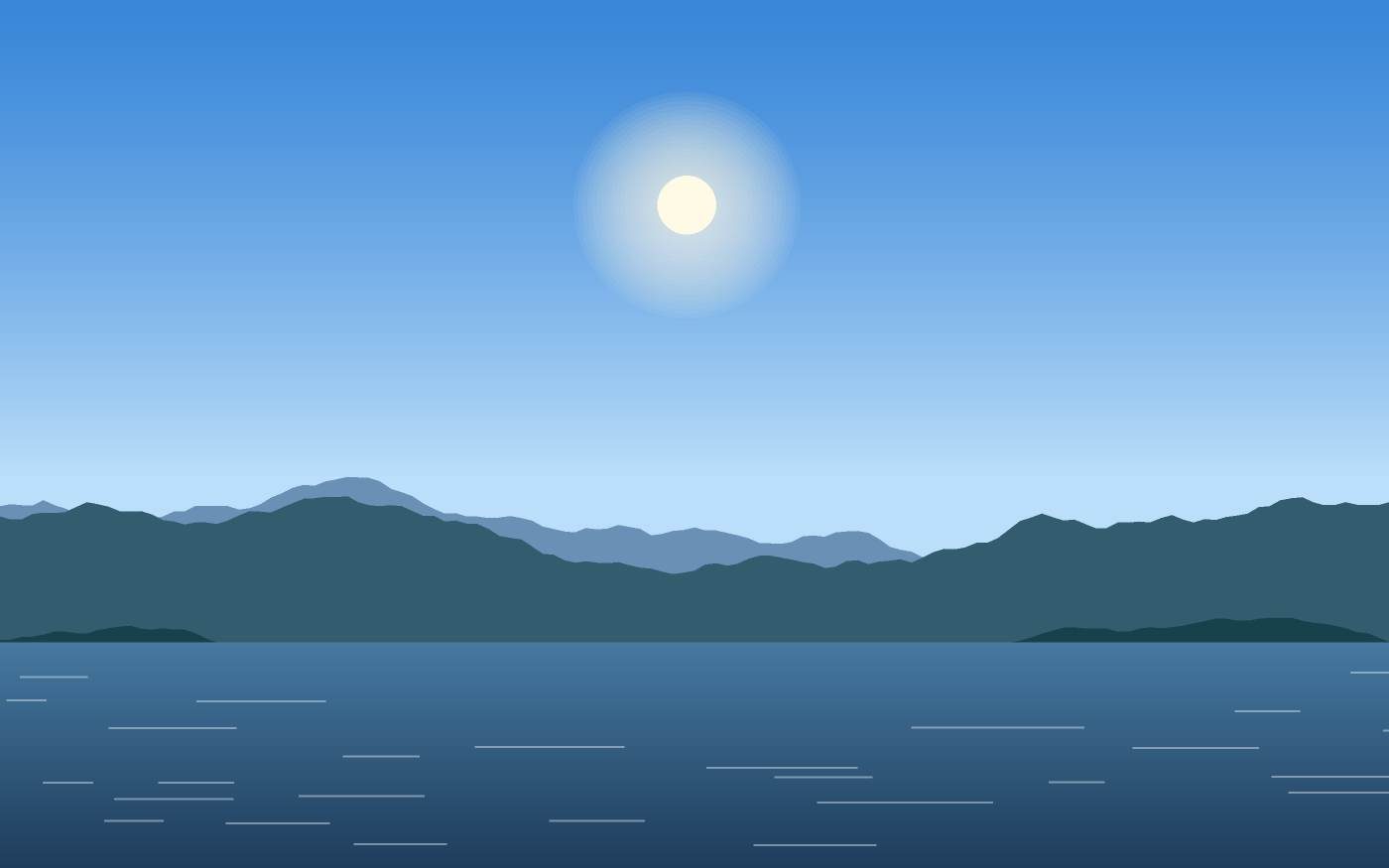 Landschapsillustratie