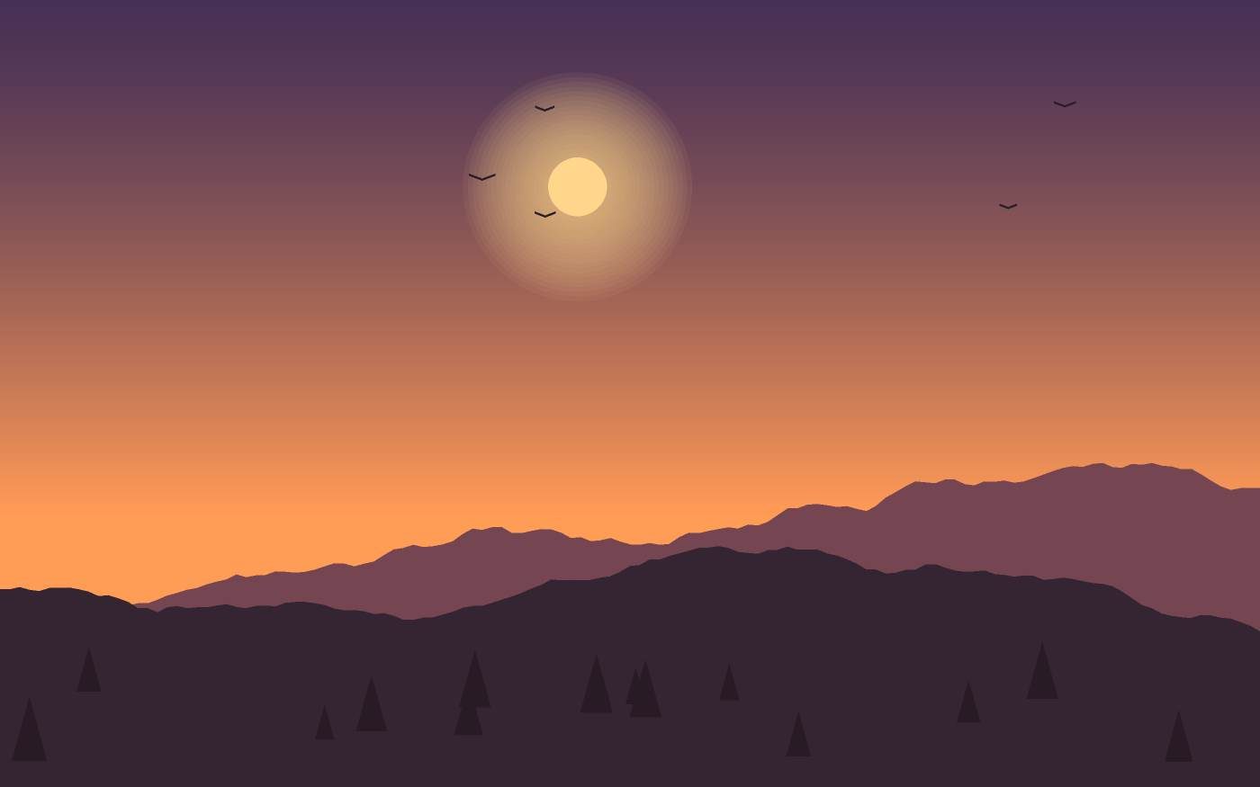 Ilustracja krajobrazu