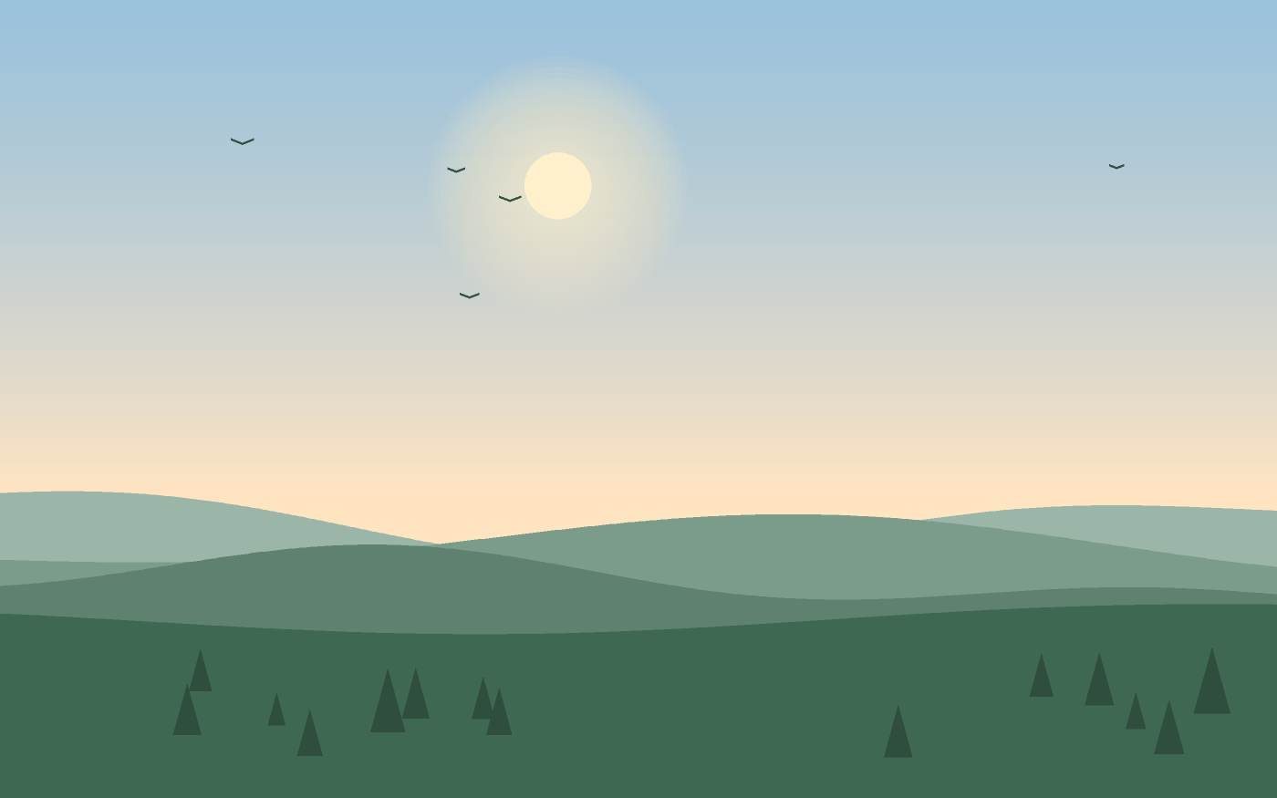 Ilustracja krajobrazu