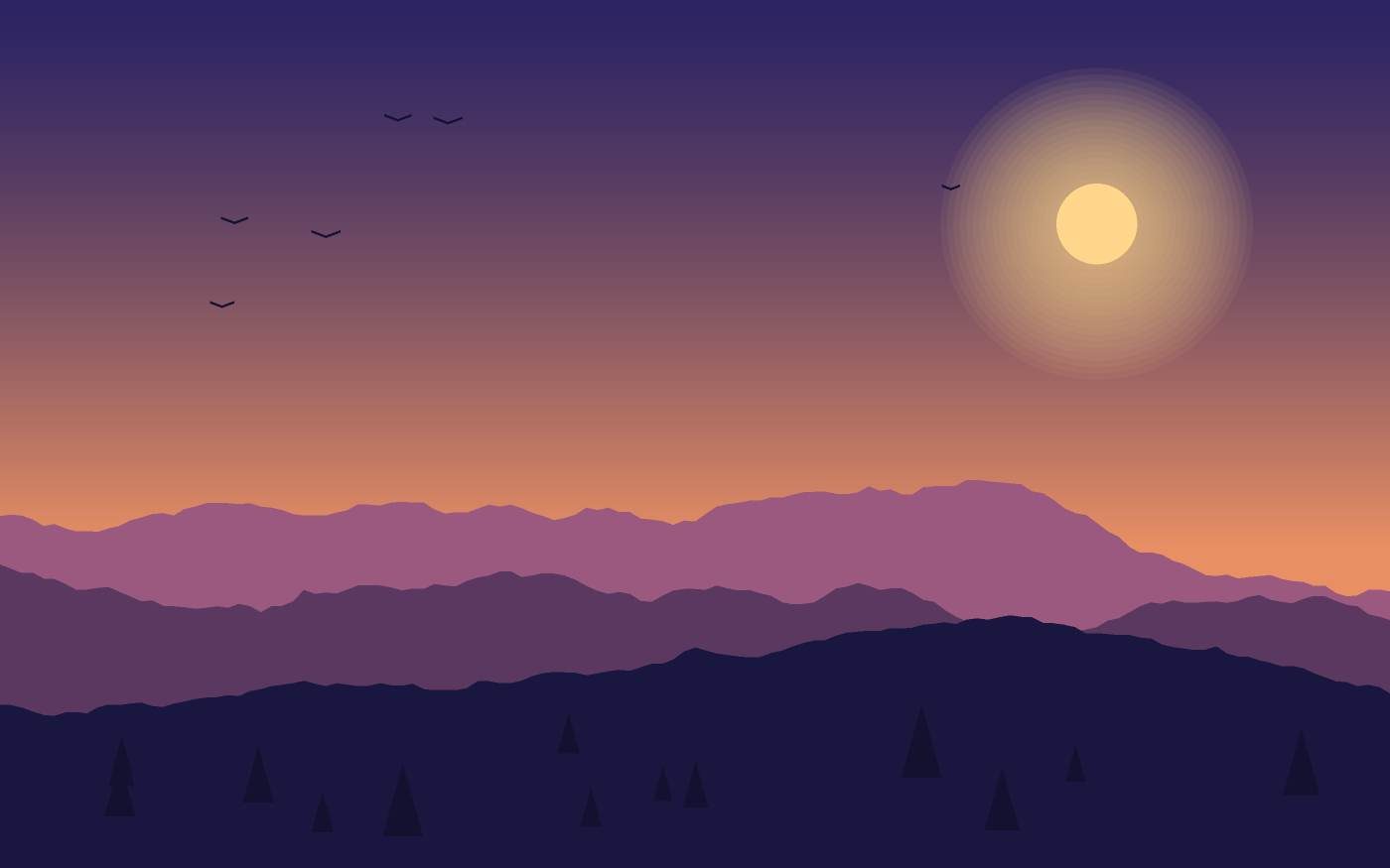 Landskapsillustration
